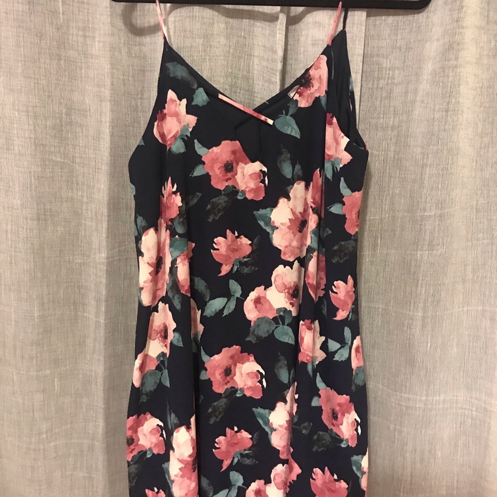 Floral Spaghetti Strap Dress
